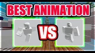 The BEST animation for Roblox BedWars | Oldschool Animation vs Werewolf Animation