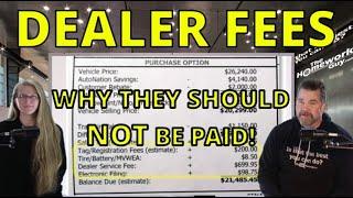 DEALER FEES You Shouldn't Pay in 2024 The Homework Guy