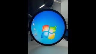 Circular Display 23.6inch circular LCD touch screen