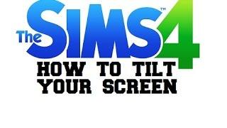 ►Sims 4 Tips - How To TILT Screen / Camera Angle Laptop Controls PC
