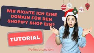 WIE richte ich eine DOMAIN für den SHOPIFY SHOP ein??? TUTORIAL!!!