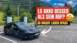 Nur 10 Min. vorheizen? So schnell lädt das Model 3 Highland LR im Alltag wirklich