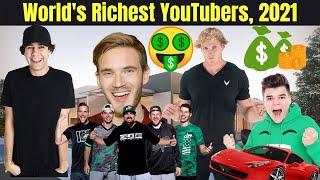 Top 5 Richest Youtubers in the World 2021 || Top Youtubers Net Worth 2021