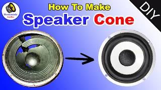 How to make speaker cone