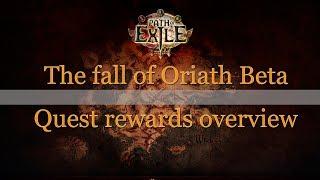 [BETA]Path of exile The fall of Oriath Quest rewards act 1-8