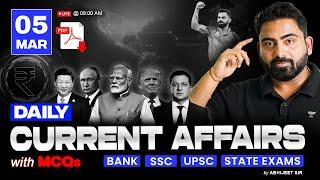 5 March 2025 Current Affairs | Daily Current Affairs | Current Affairs Today by Abhijeet Sir