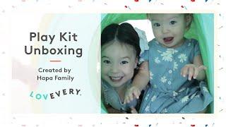 Play Kit Unboxing with Hapa Family | Lovevery