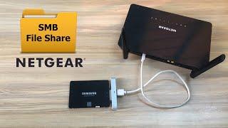 How to turn NETGEAR router into network storage server