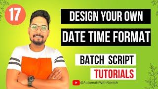 How to Change the Date Format in Batch File | Change Date Format in Batch Script