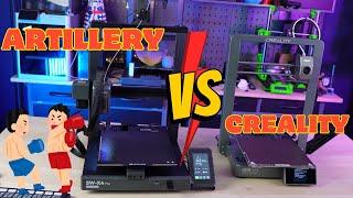 Duell der Midsize 3D Drucker Ender 3 v3 vs. Artillery X4 Pro