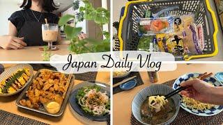 new hairstyle, shopping at Daiso & supermarket, fried chicken breast, and Dipping Ramen