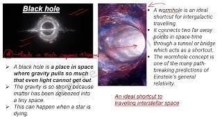 Wormhole & Blackhole difference/ Geography UPSC CSE IAS/ 2024