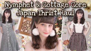 Cute Japan Thrift Haul & Try On | Nymphet Fashion & Cottage Core Vibes