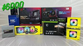 Building My First Ever OVERKILL Gaming PC - 4090 i9-14900k ($6000)