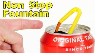 Coca Cola Soda Can Non Stop Fountain