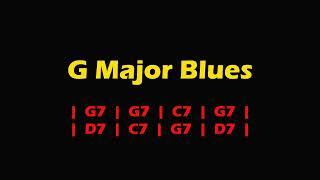 Blues  Backing Track  G Major - 95 bpm