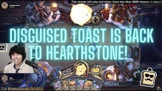 DISGUISED TOAST IS BACK TO HEARTHSTONE! OTK MAGE DECK!