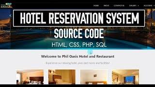 Hotel Reservation System (HTML, CSS, PHP, MySQL) Source Code
