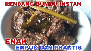 RESEP RENDANG BUMBU INSTAN ENAK EMPUK DAN PRAKTIS