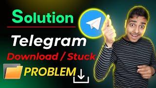Telegram File Download Problem | How to solve Telegram Download Problem | Telegram Stuck Problem