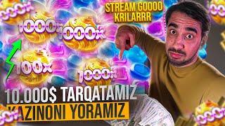 KAZINONI YORAMIZ 10 000$ TARQATAMIZ SHAX STRIM GOOO Part 14