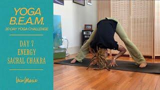 Day 7 - ENERGY - SACRAL CHAKRA YOGA | YOGA B.E.A.M. 30-Day Challenge with Nico