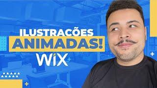 Como colocar ILUSTRAÇÕES ANIMADAS  no site Wix! LottieFilies