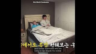 looks like yoonjin parents resting while kids are playing Run BTS Ep154