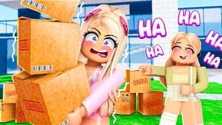 MOVING OUT WITH MY BULLY IN ROBLOX BROOKHAVEN!