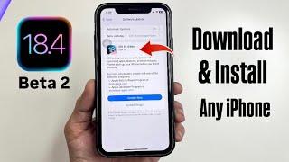 iOS 18.4 Beta 2 New Update- How to Download & Install iOS 18.4 Beta 2 on iPhone 13