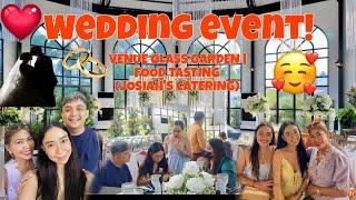 WEDDING EVENT VENUE GLASS GARDEN  | FOOD TASTING  | AnnaJoe VLOGS