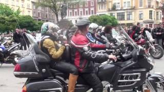 Bikers in Lviv