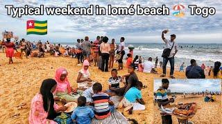 A typical weekend in Togo .  Fun filled Beach front lomé Togo West Africa 