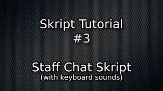 Skript | /StaffChat Skript (Link in description) | Speed Coding