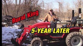 RK 24  Rural King Subcompact tractor 5-years later update