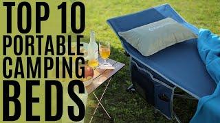 Top 10: Best Portable Camping Beds of 2022 / Folding Camping Cot for Outdoor, Travel, Hiking