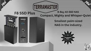 LIVE: Review of TerraMaster F8 SSD Plus - Smallest and "Cutest" Palm-Sized NAS #nasdrive #ssdnas