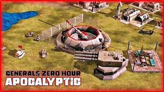 C&C: Apocalyptic MOD | Crazy War | Generals Zero Hour 4K