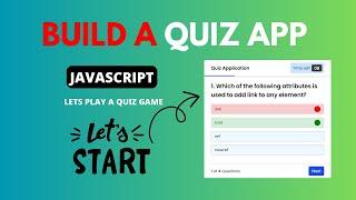 Create a Quiz App using HTML CSS JavaScript | Quiz App JavaScript