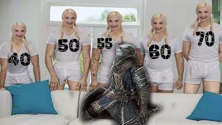 Dark souls 3 стартовый рыцарь на арене против 60 - 70 ЛВЛ | ПВП камикадзе #1