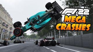 F1 22 MEGA CRASHES #6