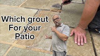 Grouting a patio correctly with the right material #grouting #patio #diy #trending #construction