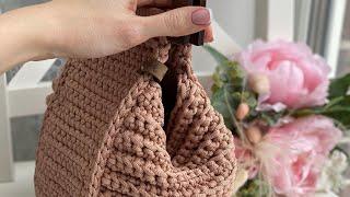 THIS BAG IS THE TREND OF 2021!!! Crochet basket bag!