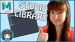 HOW TO USE STUDIO LIBRARY [MAYA PLUGIN] - Maya Tutorial