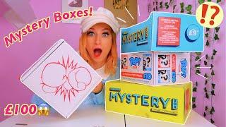 I SPENT £100 ON MYSTERY BOXES!!*DISNEY, MARVEL, NINTENDO, FUNKO, FIDGETS + MORE!*