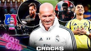 ¿ZIDANE al RESCATE? | Fiesta culé: mensaje de MESSI | CR7 sigue ON FIRE | DAVIES en problemas