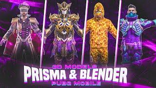 Free to use Prisma 3D & Blender pubg character pack | 3D HRD Characters pack for Prisma & Blender.