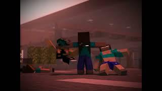 Mine Imator Intro by CYBERMC(Herobrine girls fight)// Minecraft Animation// Template