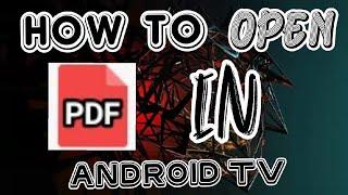 How To Open PDF In Android Tv Me PDF Kaise Khole PDF In Android Tv