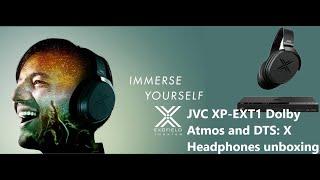 JVC XP-EXT1 Dolby Atmos and DTS: X Headphones unboxing